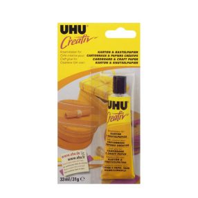 UHU Kreatív Papír És Karton Ragasztó, 33ml
