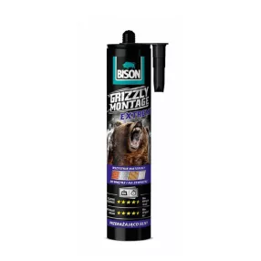 BISON Grizzly Extrém Erős Szerelési Ragasztó, 435g