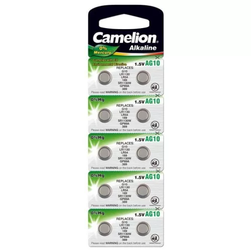 Camelion Gombelem Alkáli AG10 / LR54 / LR1131 / 389 B10