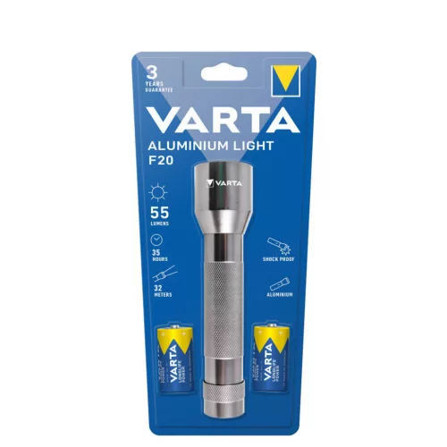 VARTA Elemlámpa Aluminium Light F20 (+2C) (55 lumen)
