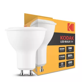   KODAK Max LED Izzó Spot Alu-Plastic 5W GU10 100° 2700K (410 lumen)