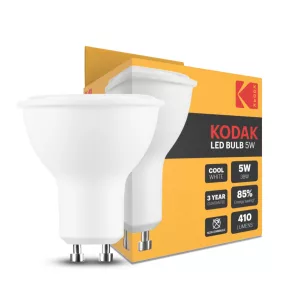   KODAK Max LED Izzó Spot Alu-Plastic 5W GU10 100° 4000K (410 lumen)