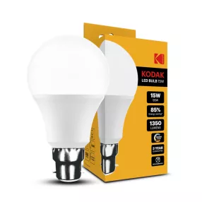   KODAK Max LED Izzó Globe A65 15W B22 270° 2700K (1350 lumen)