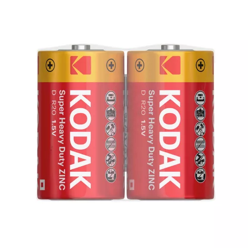 Kodak Extra Zinc Féltartós Góliát Elem D (1,5V) (shrink) S2