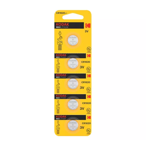 Kodak Ultra Lithium Gombelem CR1620 (3V) B5