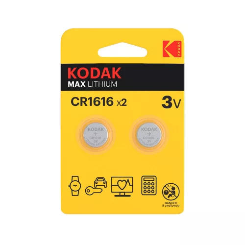 Kodak Ultra Lithium Gombelem CR1616 (3V) B2