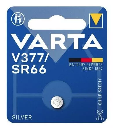 Varta Gombelem Ezüst-Oxid V377 B1