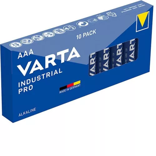 VARTA Industrial Alkáli Mikro Elem AAA P10
