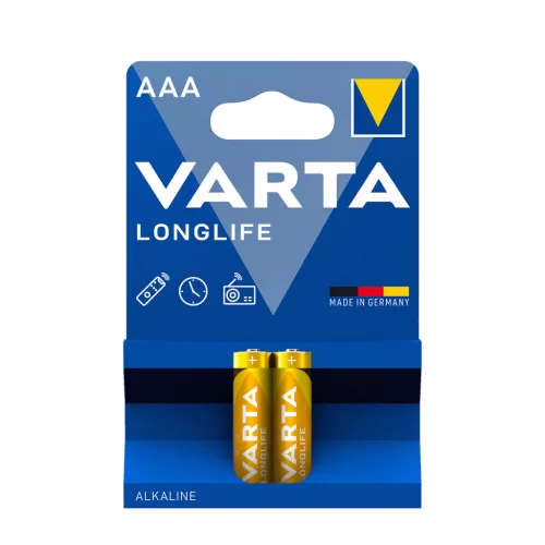 VARTA Longlife Alkáli Mikro Elem AAA B2
