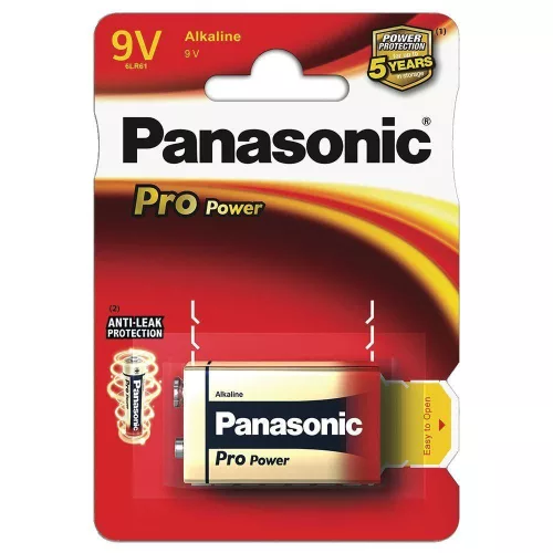 Panasonic Pro Power Gold Alkáli 9v Elem (6LF22PPG/1BP) B1