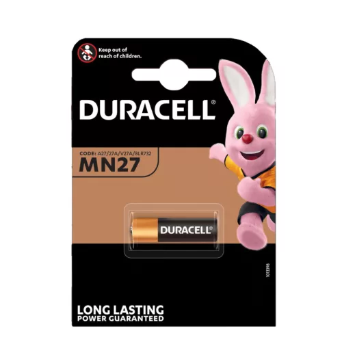 Duracell Riasztó Elem Alkáli LR27, MN27, A27, V27A (12V) B1