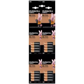   Duracell Basic Alkáli Ceruza Elem AA (MN1500) (1,5V) HBDC B4x4