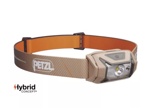 Petzl Fejlámpa TIKKA CORE 2025 (akkumulátoros - tartozék) (450 lumen) Barna