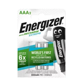 Energizer Akkumulátor Extreme R2U Mikro 800mAh AAA B2