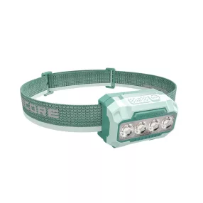   Nitecore Fejlámpa HA23 UHE (3xAAA/Akkumulátor) 4x MCT UHE LED (600 lumen) Zöld