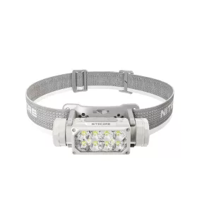   Nitecore Fejlámpa HC65 UHE (4000mAh 18650) UHE LED (2000 lumen) + USB-C Szürke