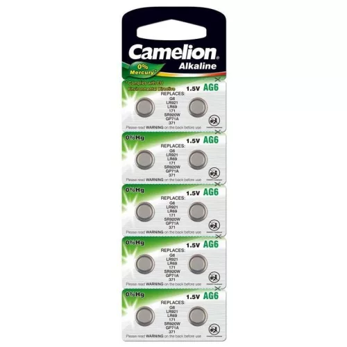 Camelion Gombelem Alkáli AG6 / LR69 / LR921 / 371 B10