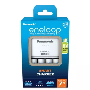 Panasonic Eneloop Akkutöltő K-KJ17MCD40E + 4xAA (420 min)