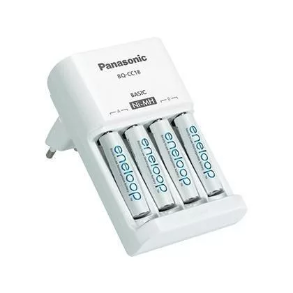 Panasonic Eneloop Akkutöltő + 4db 750mAh R2U AAA (600min)