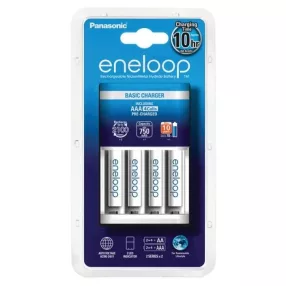   Panasonic Eneloop Basic Akkutöltő + 4db 750mAh AAA (600min)