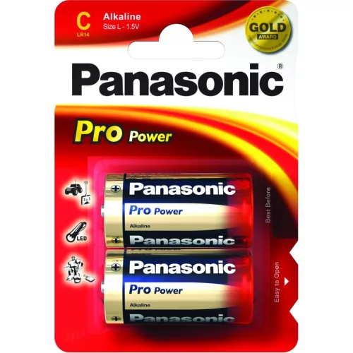 Panasonic Pro Power Gold Alkáli Baby Elem C (LR14PPG/2BP) B2