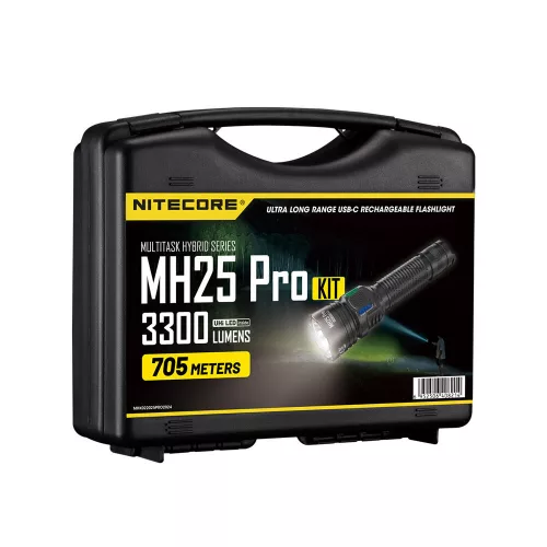 Nitecore Vadászlámpa Szett MH25 PRO (+1x 21700) UHi 40 LED (3300 lumen)