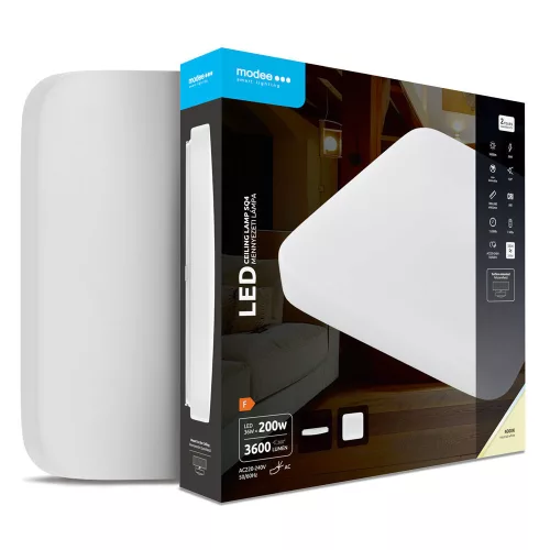 Modee Mennyezeti LED Lámpa 36W 4000K 380x380x65mm SQ4 (3600 lumen) ERP