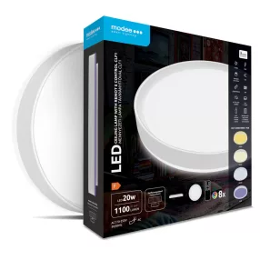   Modee Mennyezeti LED Lámpa CLF1 20W 3CCT+RGB D300mm + rem (1100 lumen) ERP