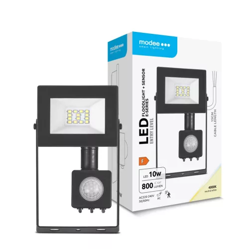 Modee Lighting LED Reflektor E-series + sensor 10W 120° 4000K (800 lumen) ERP