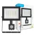 Modee Lighting LED Reflektor E-series + sensor 30W 120° 4000K (2400 lumen) ERP