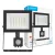 Modee Lighting LED Reflektor E-series + sensor 30W 120° 6000K (2400 lumen) ERP