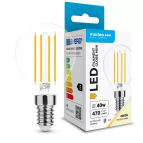   Modee LED Izzó Filament G.Mini G45 4W E14 360° 4000K (470 lumen) ERP