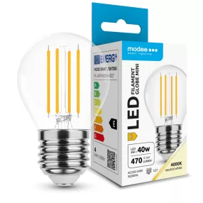   Modee LED Izzó Filament G.Mini G45 4W E27 360° 4000K (470 lumen) ERP