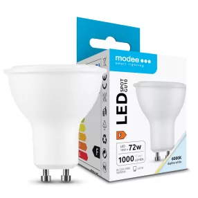   Modee Lighting LED Izzó Spot Alu-Plastic 10W GU10 110° 6000K (1000 lumen) ERP
