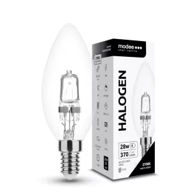   Modee Smart Lighting ECO Halogén Izzó Gyertya (Candle) 28W E14 (370 lumen)