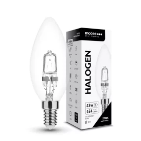   Modee Smart Lighting ECO Halogén Izzó Gyertya (Candle) 42W E14 (624 lumen)