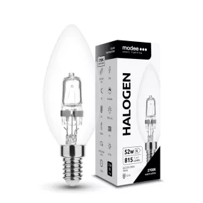   Modee Smart Lighting ECO Halogén Izzó Gyertya (Candle) 52W E14 (815 lumen)