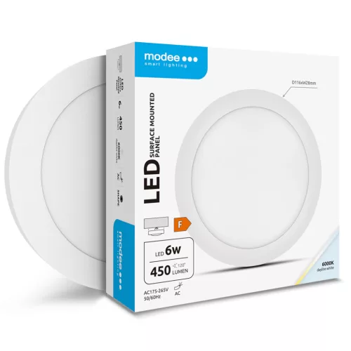 Modee Lighting LED Panel Kerek - Felszerelhető 6W 6000K (450 lumen) A-series
