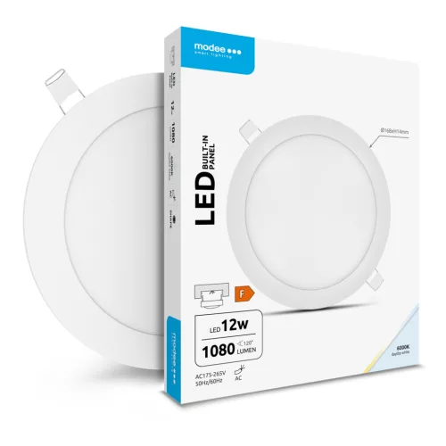 Modee LED Panel Kerek - Beépíthető A2-series 12W 6000K (1080 lumen) ERP