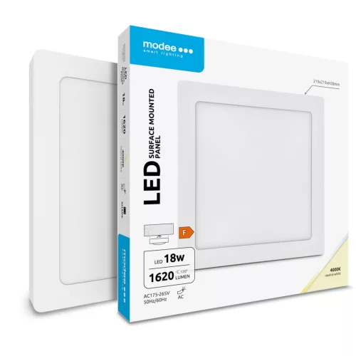 Modee LED Panel Négyzet - Felszerelhető A2-series 18W 4000K (1620 lumen) ERP