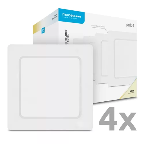 Modee LED Panel Négyzet - Felszerelhető P-series 6W 4000K (660 lumen) P4 ERP