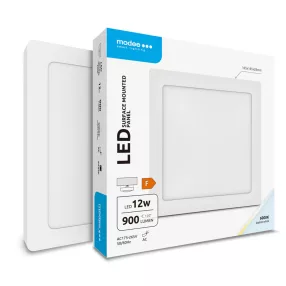   Modee Lighting LED Panel Négyzet - Felszerelhető 12W 6000K (900 lumen) A-series
