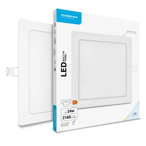 Modee LED Panel Négyzet - Beépíthető A2-series 24W 6000K (2160 lumen) ERP