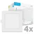 Modee LED Panel Négyzet - Beépíthető P-series 6W 6000K (660 lumen) P4 ERP