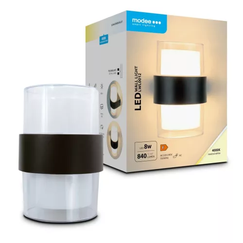 Modee LED Fali Lámpa (LWL0012) 8W IP44 105x95x135mm 4000K (840 lumen)