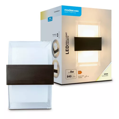 Modee LED Fali Lámpa (LWL0013) 8W IP44 105x95x135mm 4000K (840 lumen)