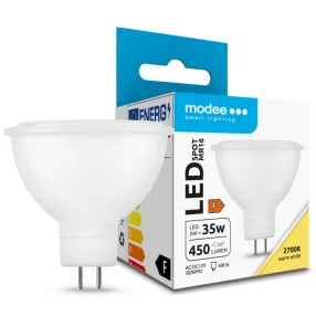   Modee Lighting LED Izzó Spot 5W MR16 12V 100° 2700K (450 lumen) ERP