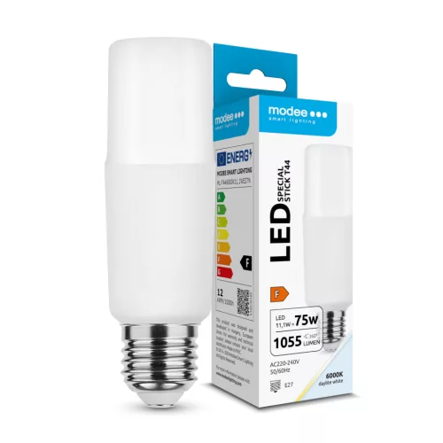 Modee Lighting LED Special Stick T44 11,1W E27 200° 6000K (1055 lumen) ERP