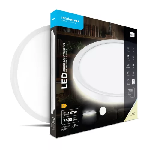 Modee Mennyezeti LED Lámpa TS018-WR Kerek 18W 4000K D293x28mm (2400 lumen) ERP