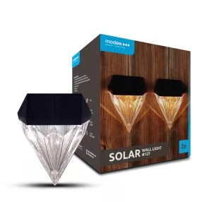   Modee Lighting LED Szolár Napelemes Fali Lámpa WS127 (2db/doboz)